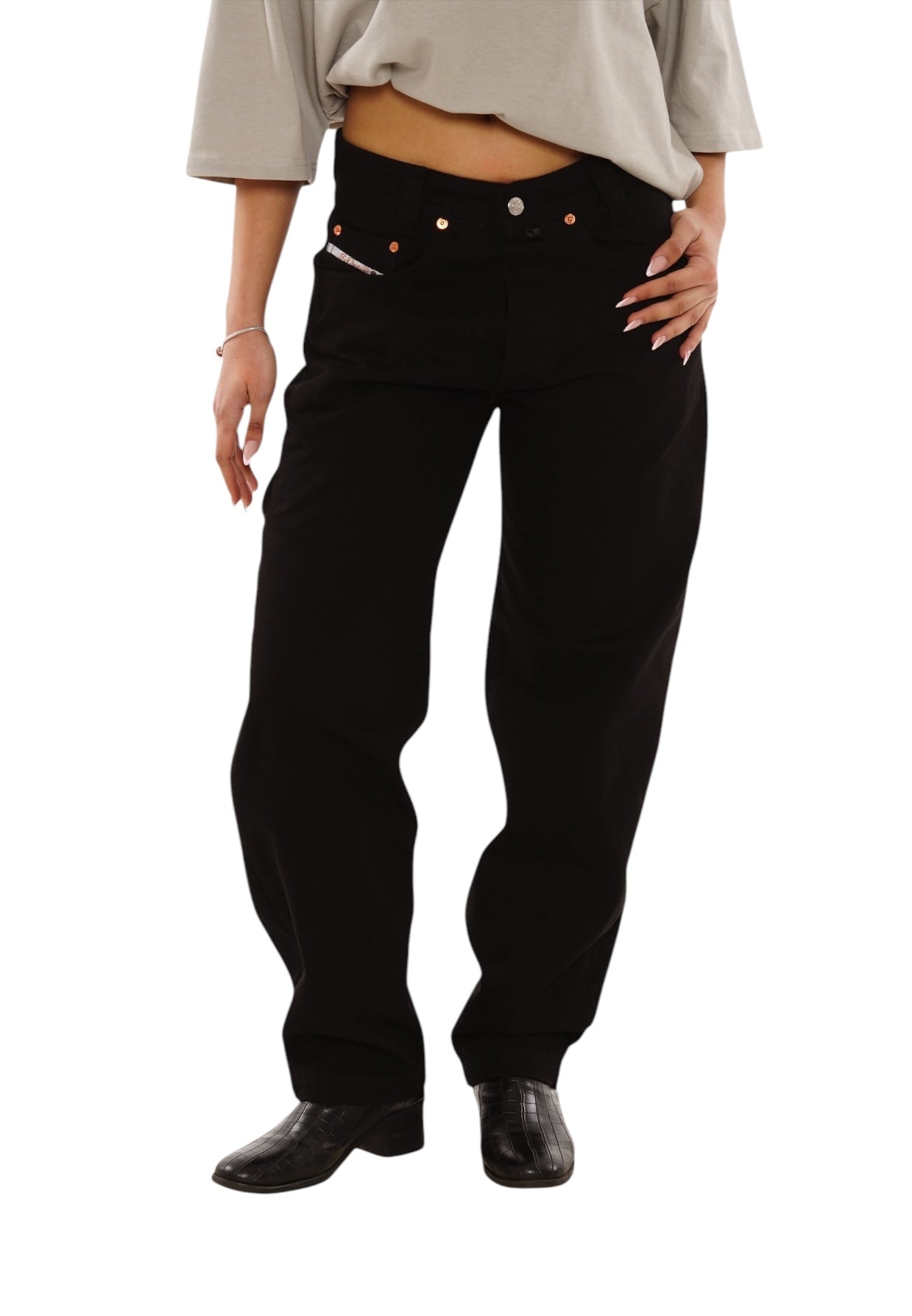 Picaldi Zicco 471 Eternal Damen Jeans – Loose Tapered Fit - Black Denim (Women-Sale)