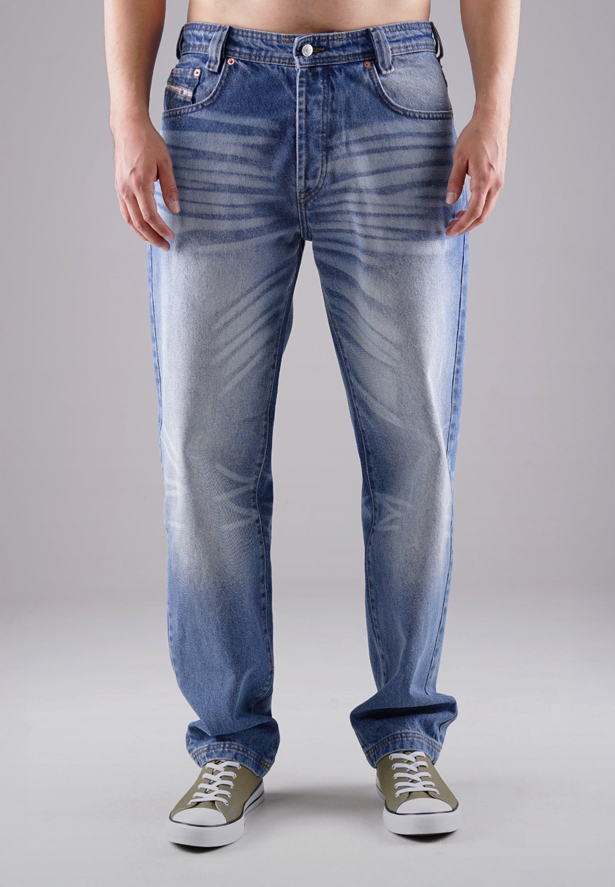 Picaldi Zicco 472 Maryland Herrenjeans - Relaxed-Tapered Fit - Slate Harbor Grey-Blue