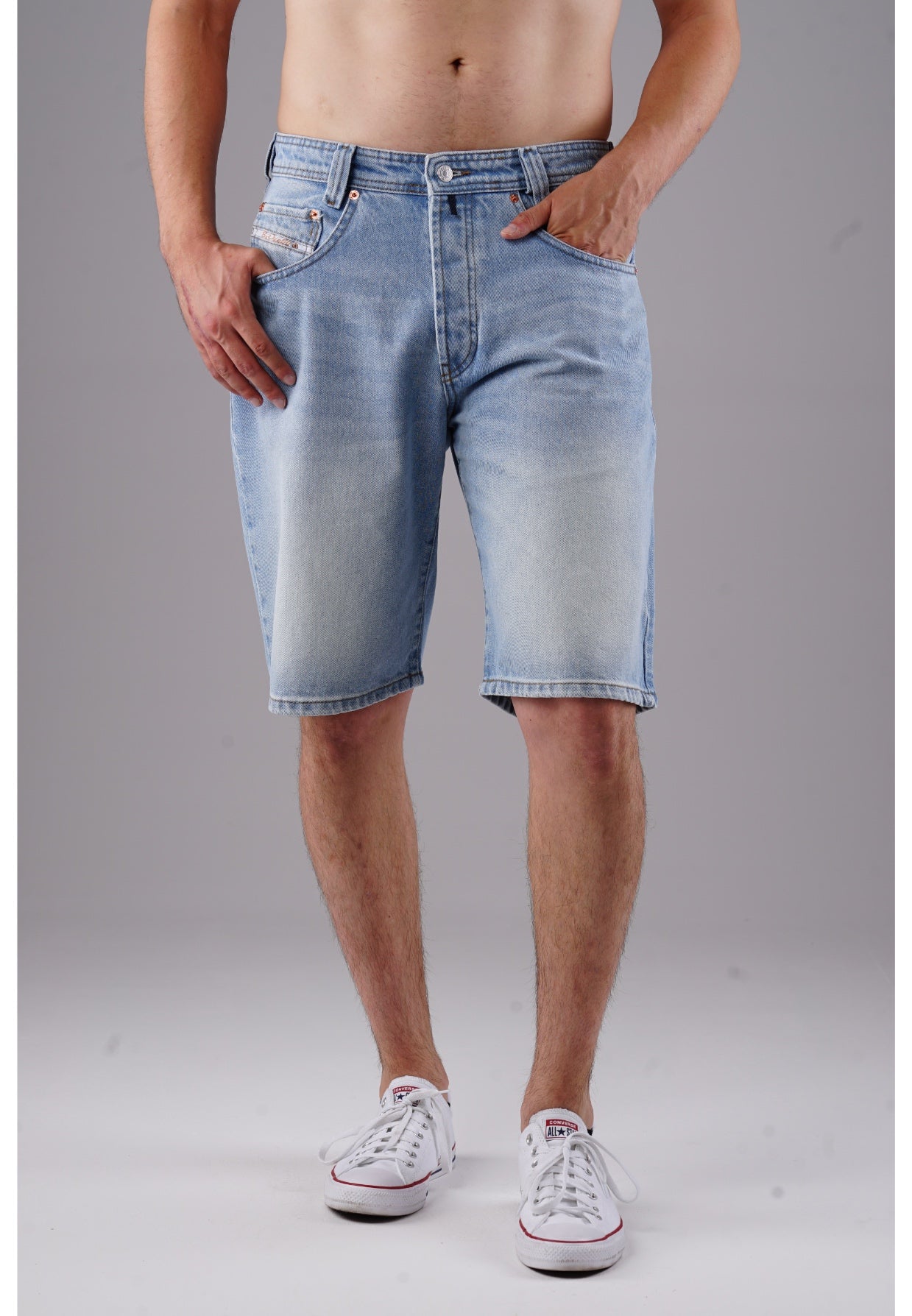 Picaldi Zicco 471 Diamond Herren Jeansshorts - Relaxed Fit - Icewashed Sky