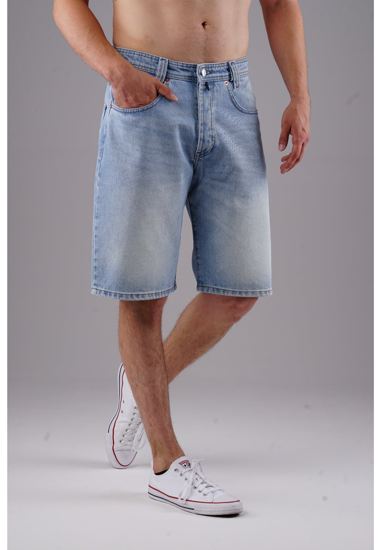 Picaldi Zicco 471 Diamond Herren Jeansshorts - Relaxed Fit - Icewashed Sky