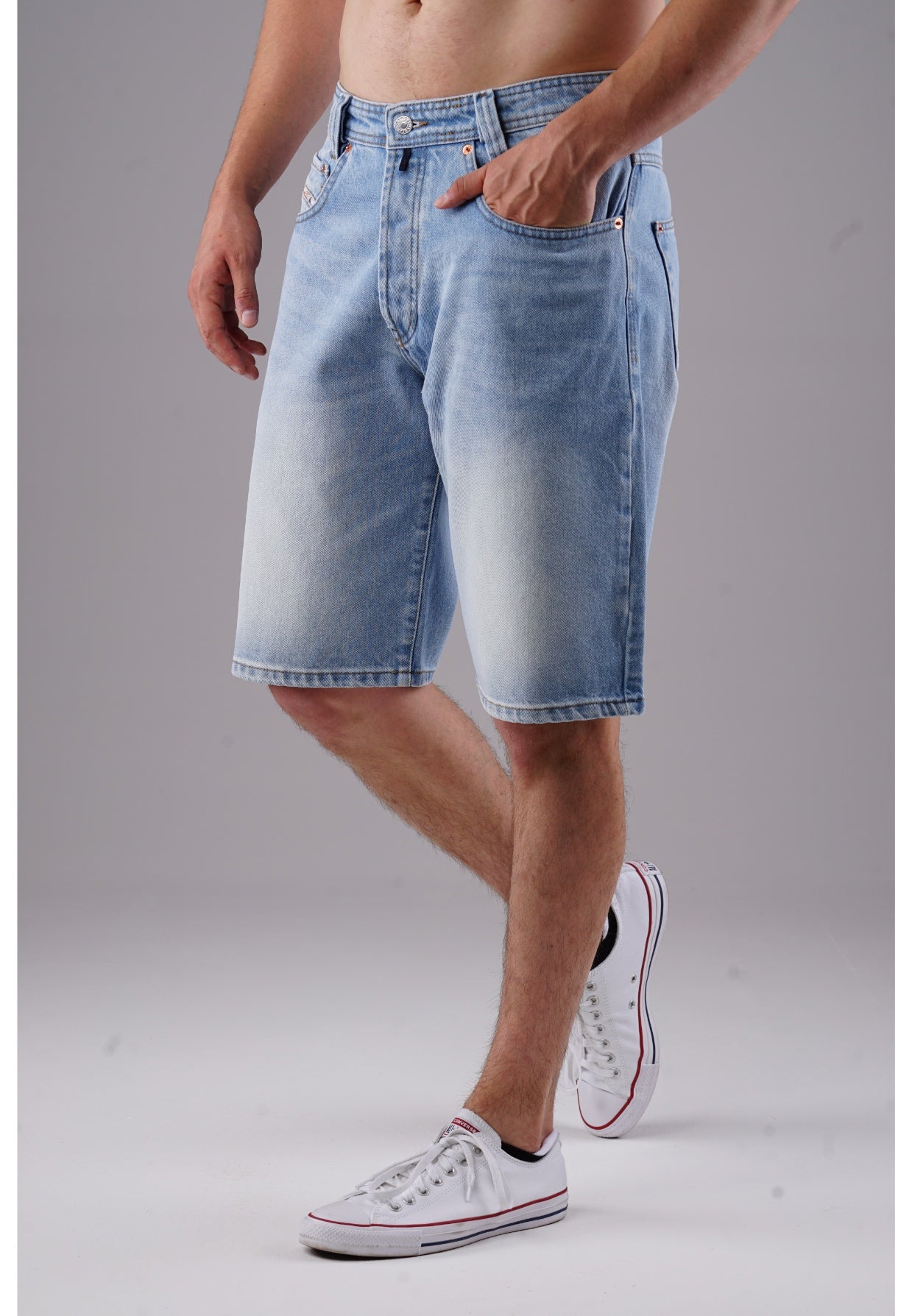 Image of Picaldi Zicco 471 Diamond Herren Jeansshorts - Relaxed Fit - Icewashed Sky