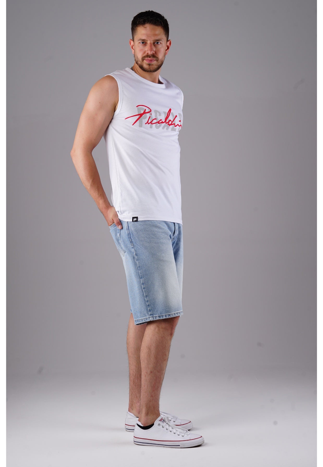 Image of Picaldi Zicco 471 Diamond Herren Jeansshorts - Relaxed Fit - Icewashed Sky