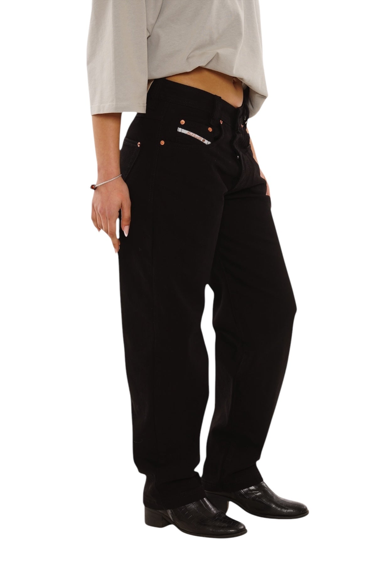 Picaldi Zicco 471 Eternal Damen Jeans – Loose Tapered Fit - Black Denim (Women-Sale)