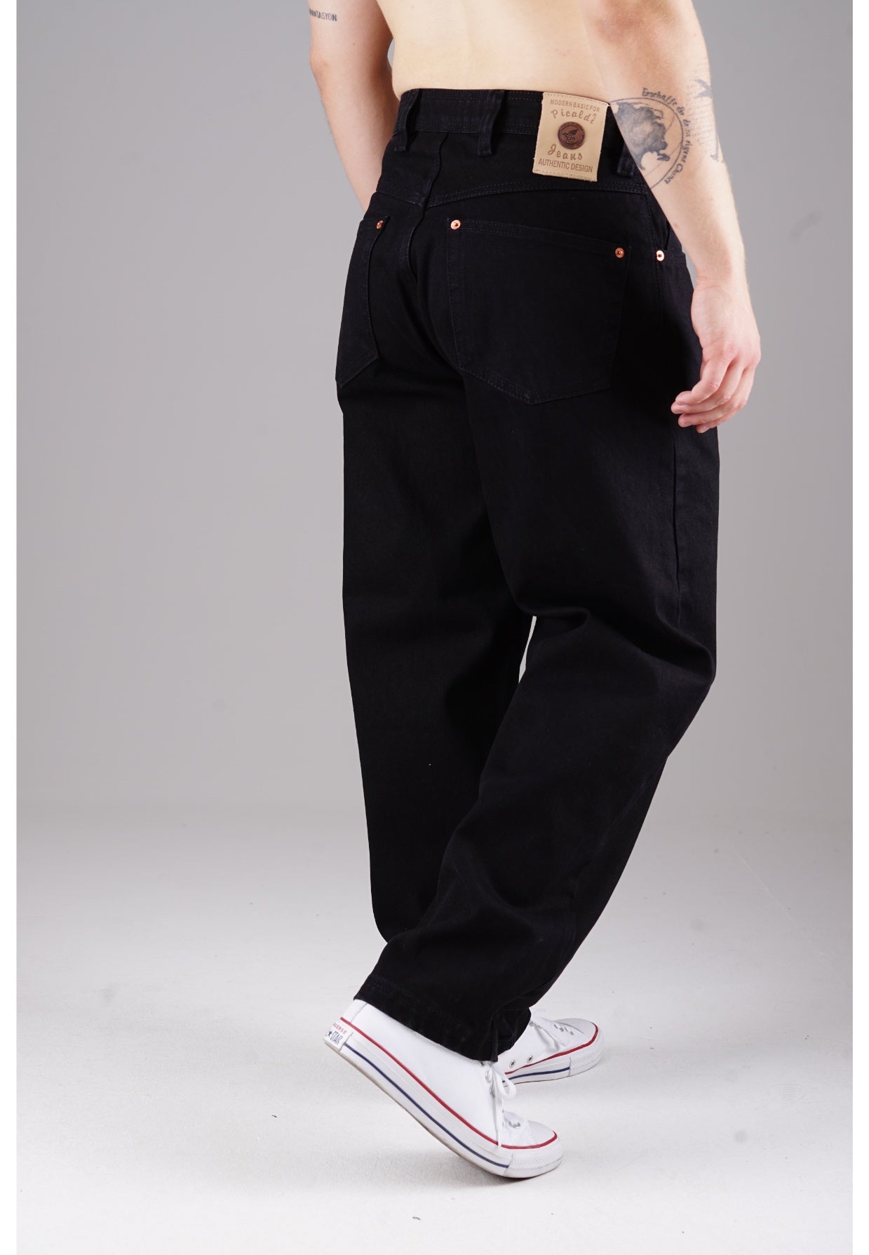 Picaldi Zicco 471 Eternal Herren Jeans – Loose Tapered Fit - Black Denim