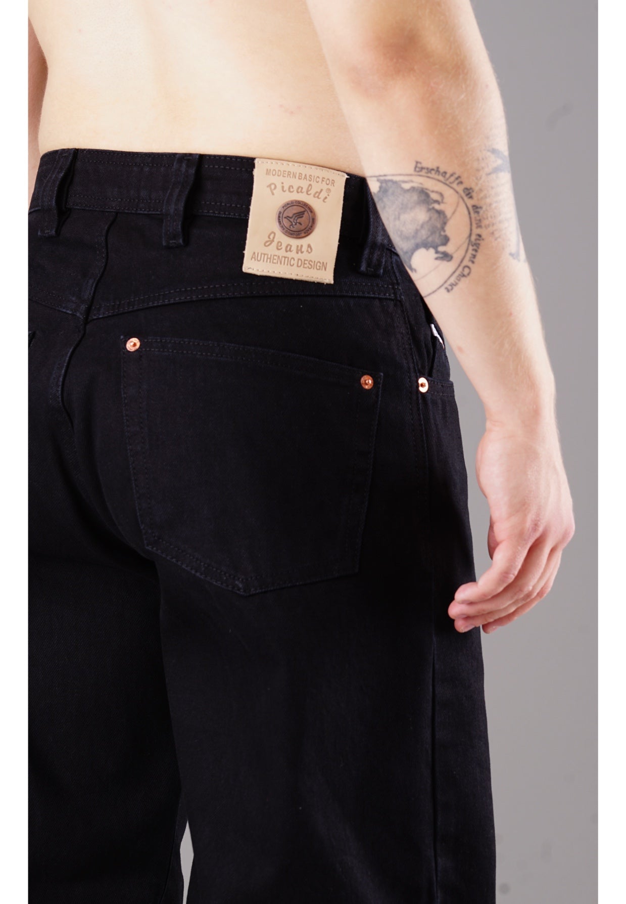 Picaldi Zicco 471 Eternal Herren Jeans – Loose Tapered Fit - Black Denim