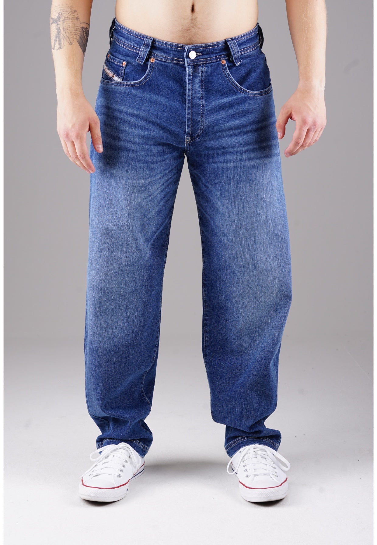 Picaldi Zicco 471 Lozano Herrenjeans- Stretch-Relaxed-Tapered - Washed Indigo Blue