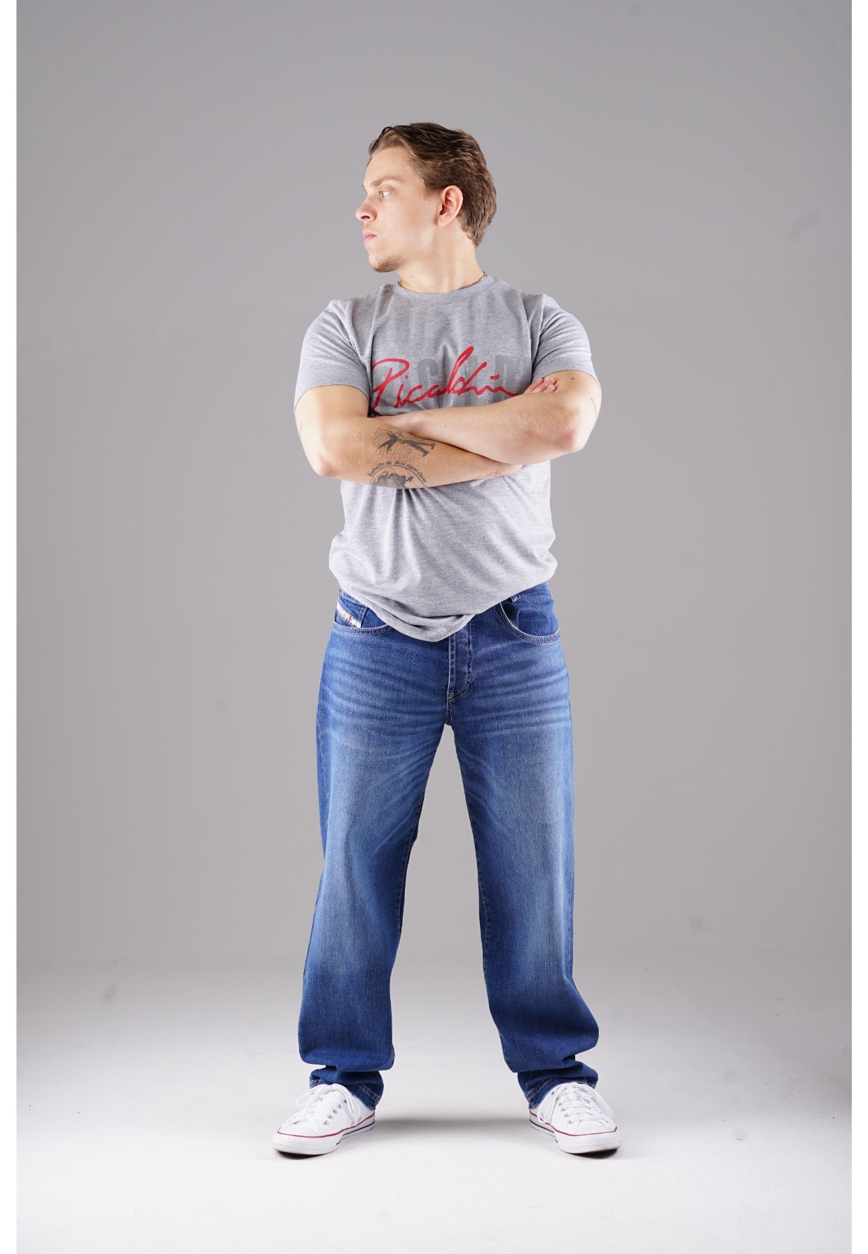 Picaldi Zicco 471 Lozano Herrenjeans- Stretch-Relaxed-Tapered - Washed Indigo Blue