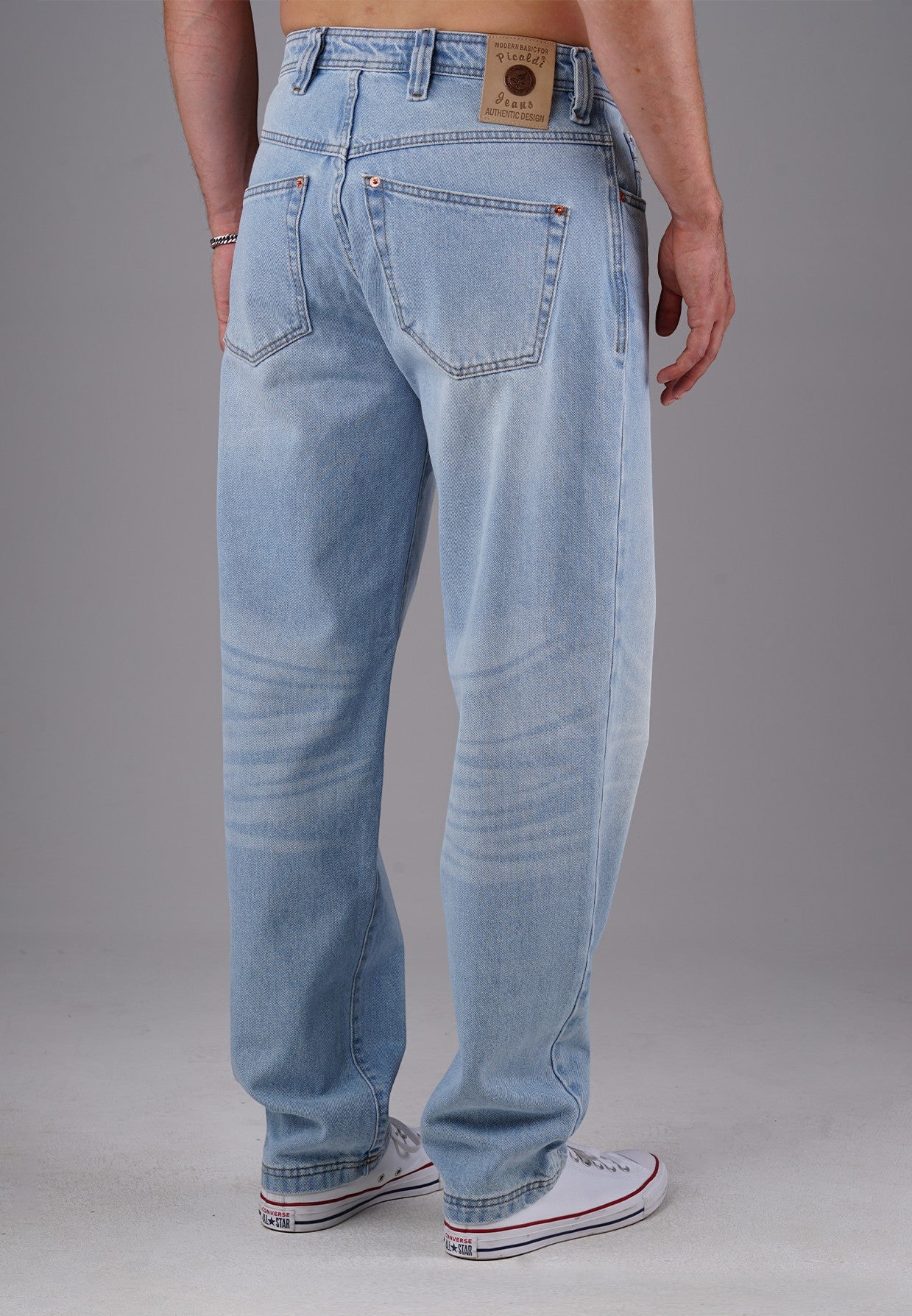 Picaldi Zicco 472 Diamond Herrenjeans - Relaxed-Tapered Fit in Icewashed Sky
