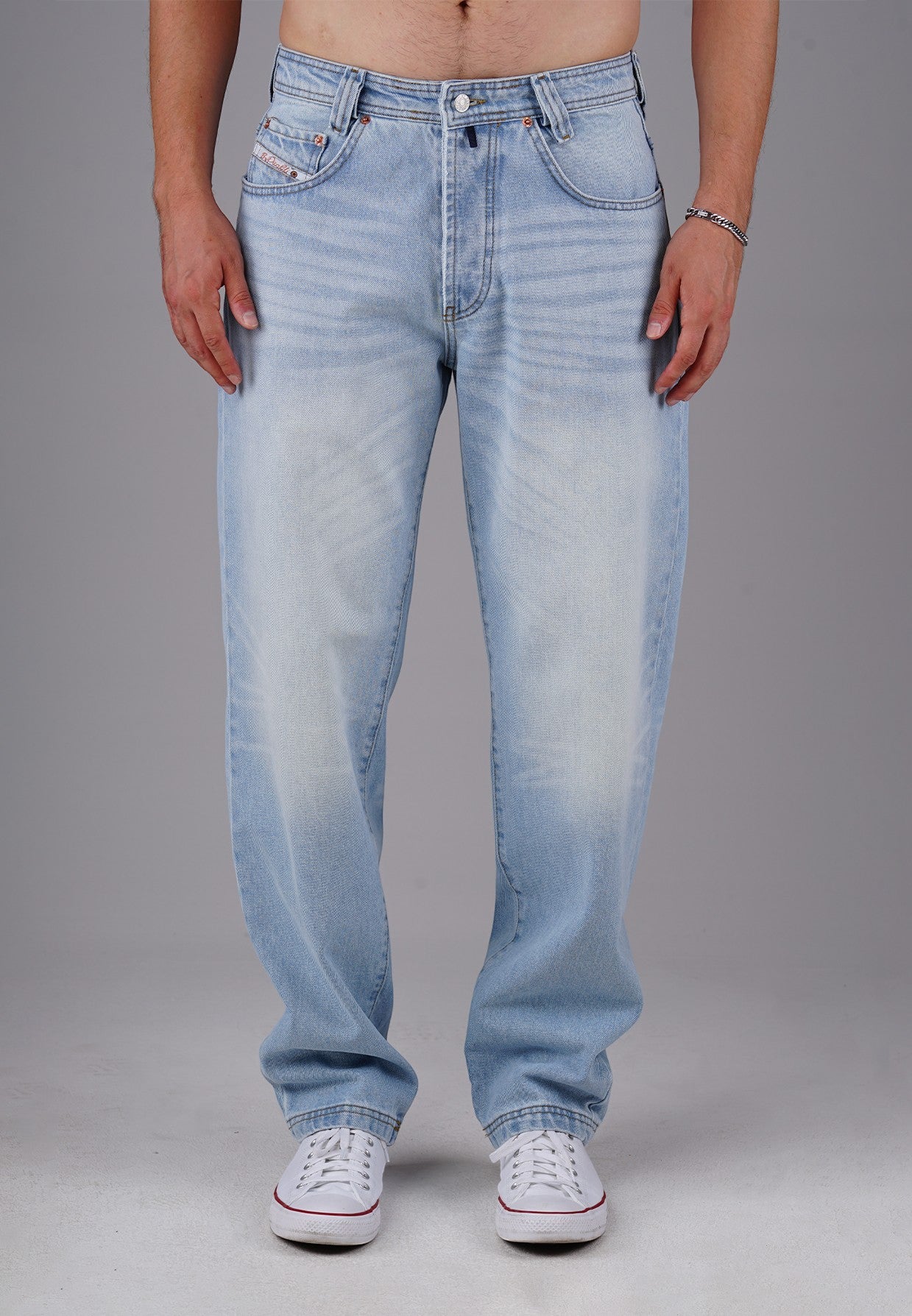 Picaldi Zicco 472 Diamond Herrenjeans - Relaxed-Tapered Fit in Icewashed Sky