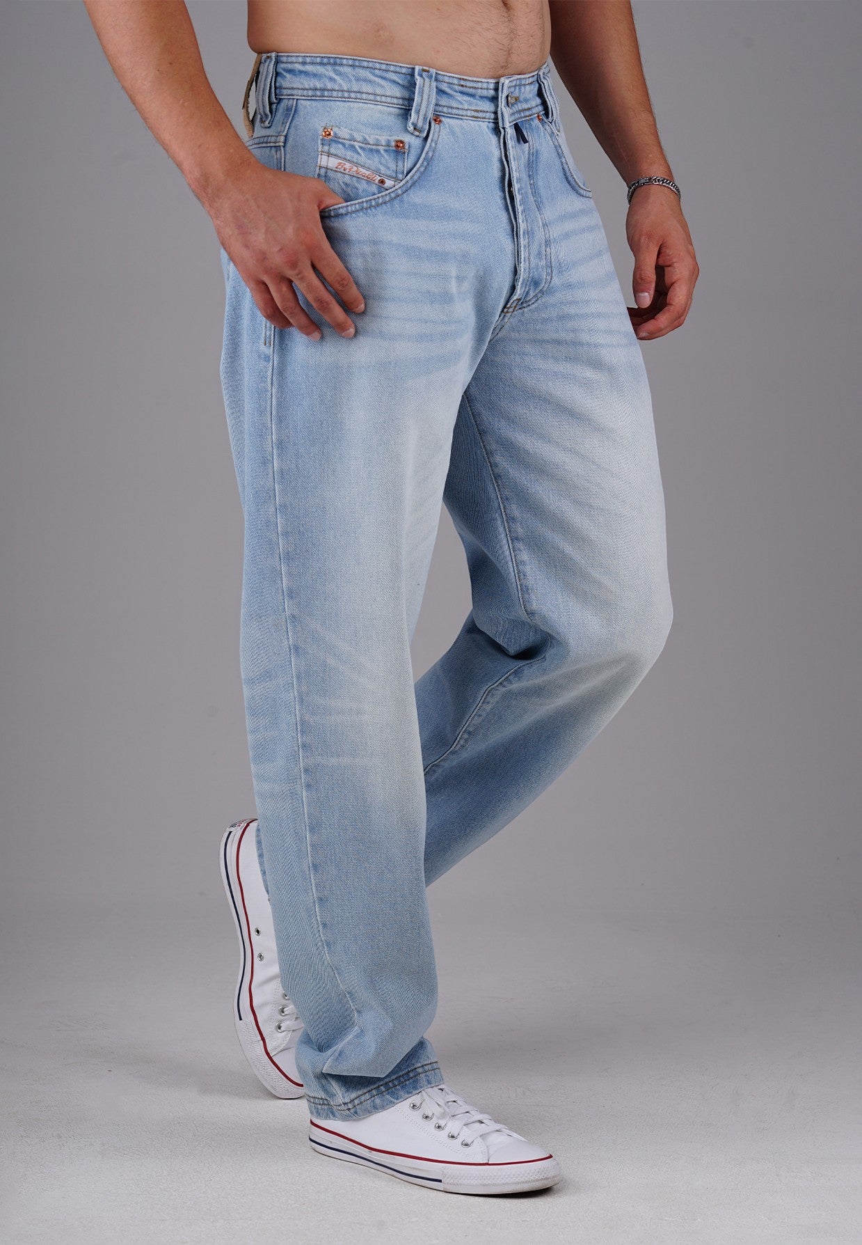 Picaldi Zicco 472 Diamond Herrenjeans - Relaxed-Tapered Fit in Icewashed Sky
