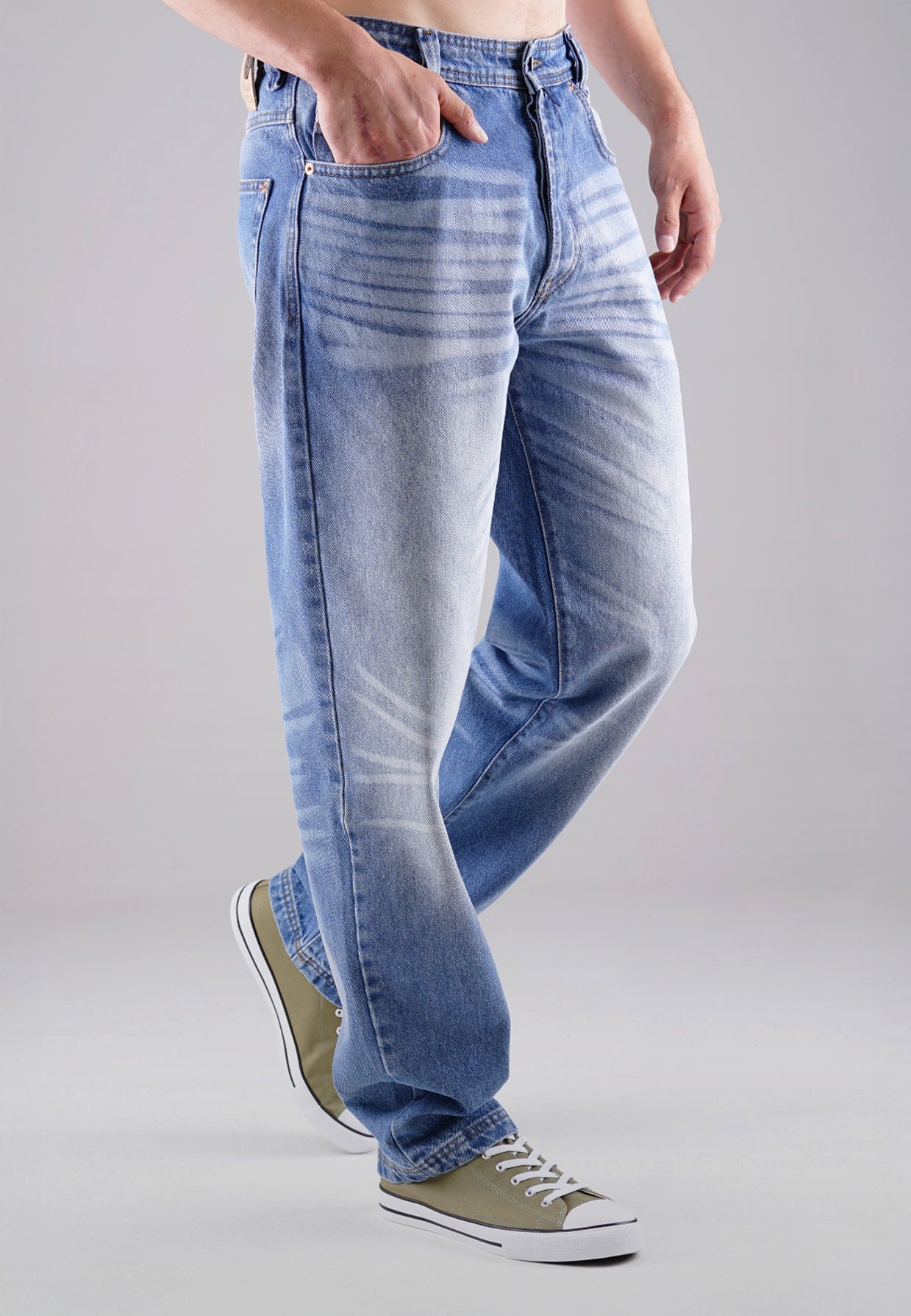 Image of Picaldi Zicco 472 Maryland Herrenjeans - Relaxed-Tapered Fit - Slate Harbor Grey-Blue
