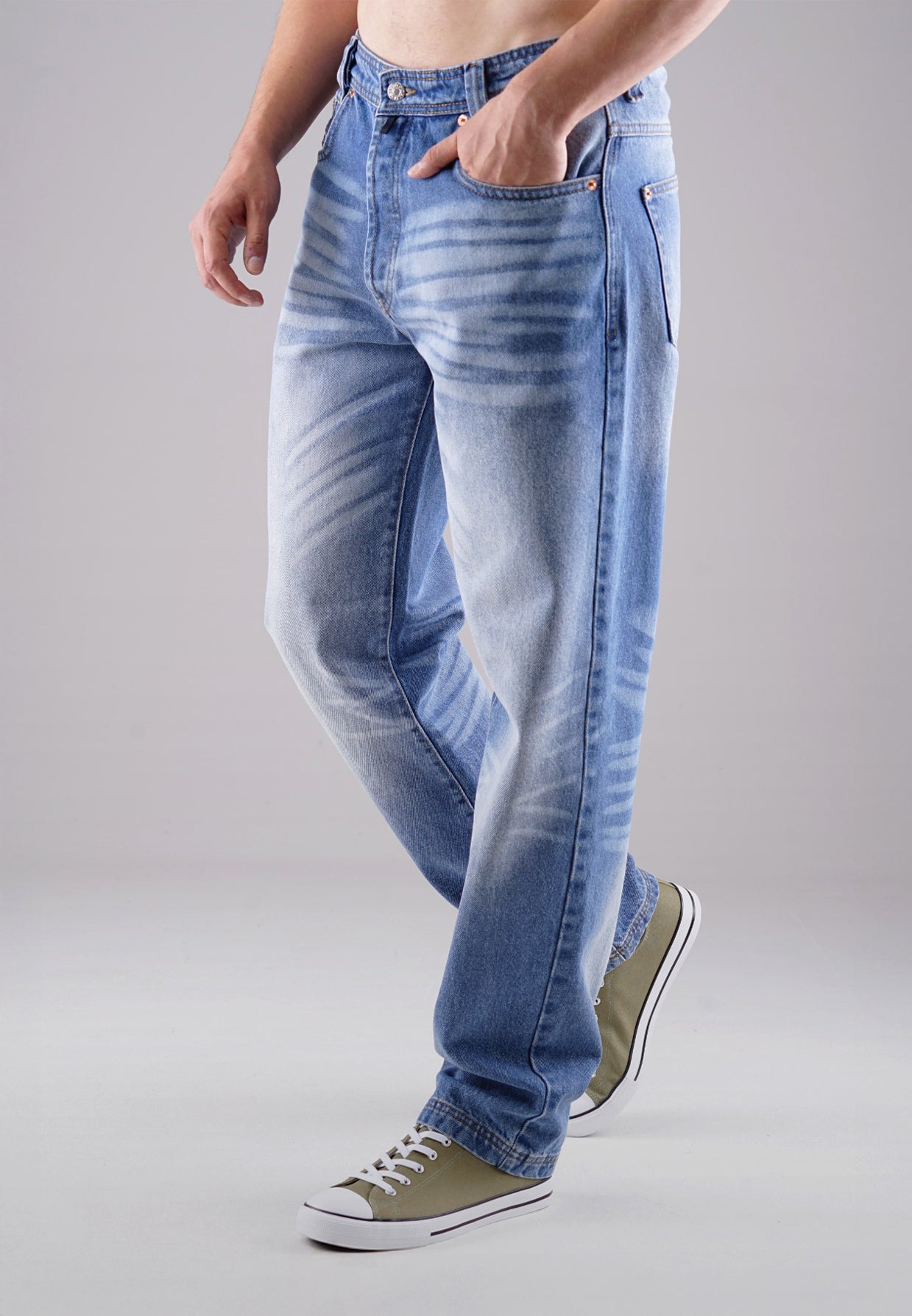 Image of Picaldi Zicco 472 Maryland Herrenjeans - Relaxed-Tapered Fit - Slate Harbor Grey-Blue