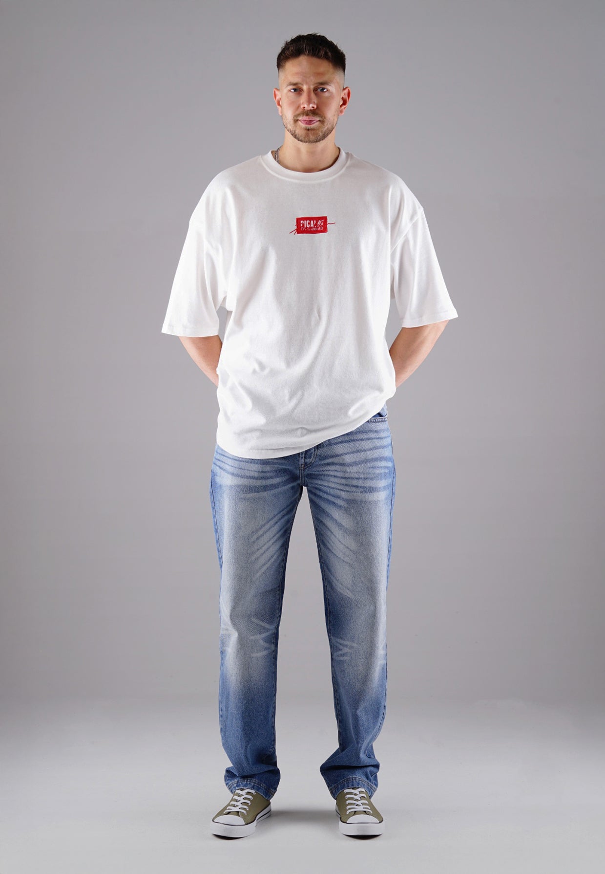 Image of Picaldi Zicco 472 Maryland Herrenjeans - Relaxed-Tapered Fit - Slate Harbor Grey-Blue