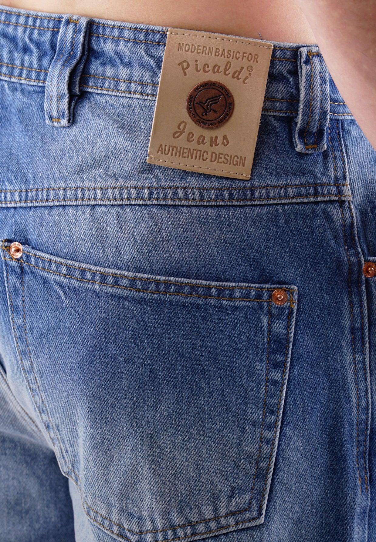 Picaldi Zicco 472 Maryland Herrenjeans - Relaxed-Tapered Fit - Slate Harbor Grey-Blue