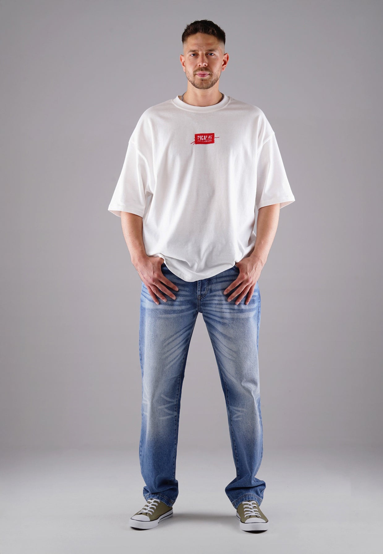 Picaldi Zicco 472 Maryland Herrenjeans - Relaxed-Tapered Fit - Slate Harbor Grey-Blue