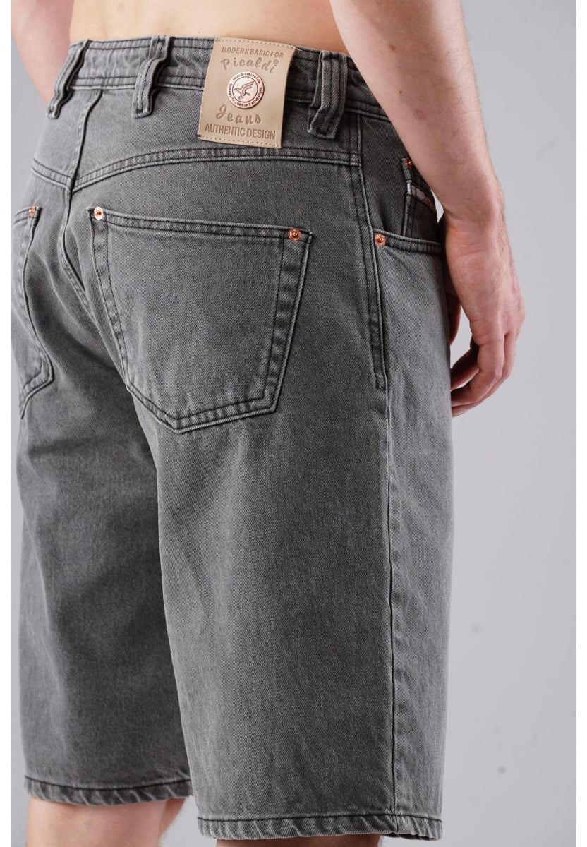 Image of Picaldi Zicco 471 Drift Herren Jeansshorts - Relaxed Fit - Dusty Graphite