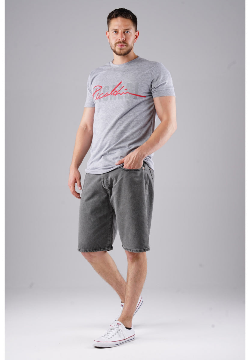 Image of Picaldi Zicco 471 Drift Herren Jeansshorts - Relaxed Fit - Dusty Graphite