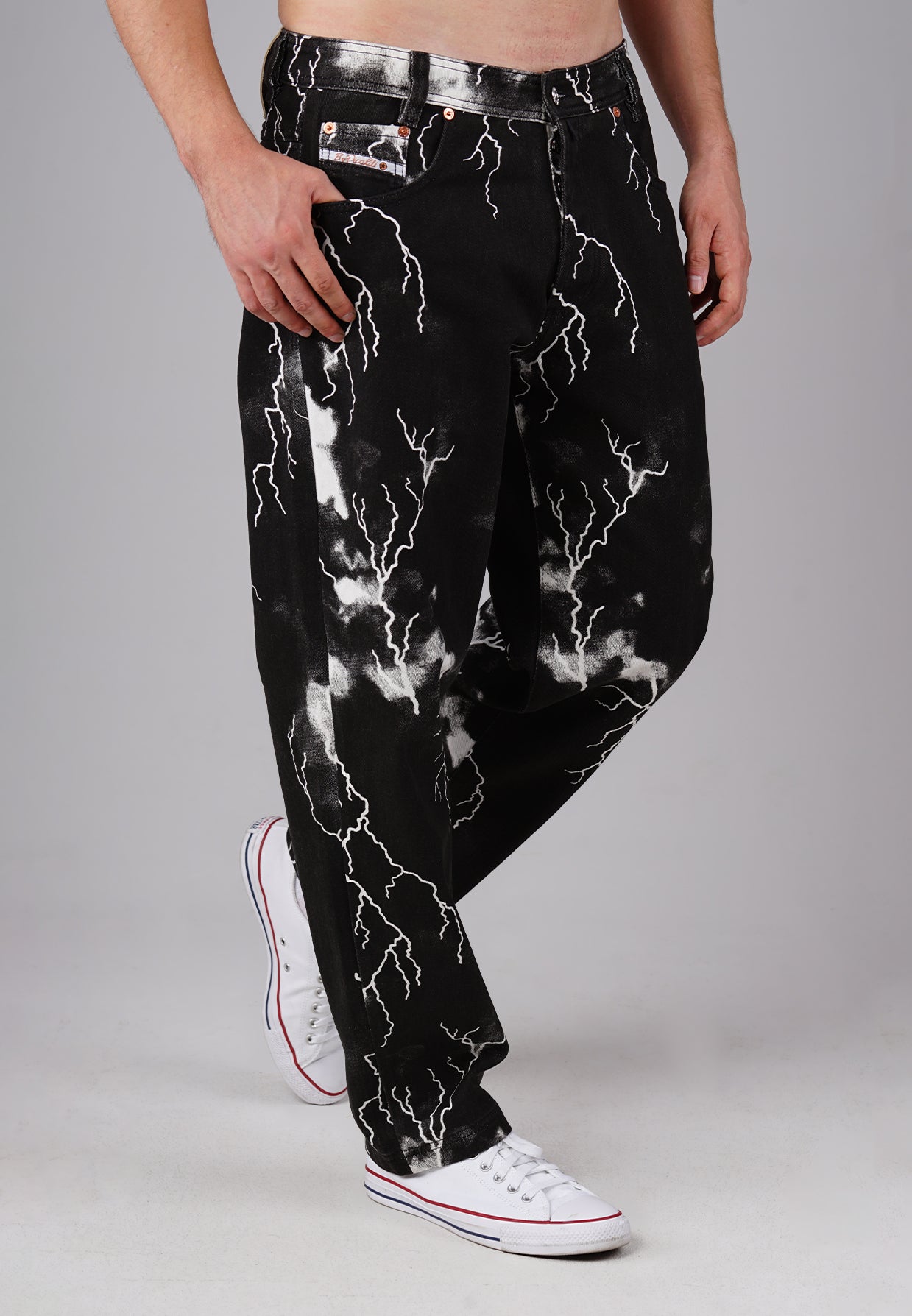 Image of Picaldi Herren Jeans Zicco 472 Flash - Relaxed Tapered Fit - Black Night Electric Noir