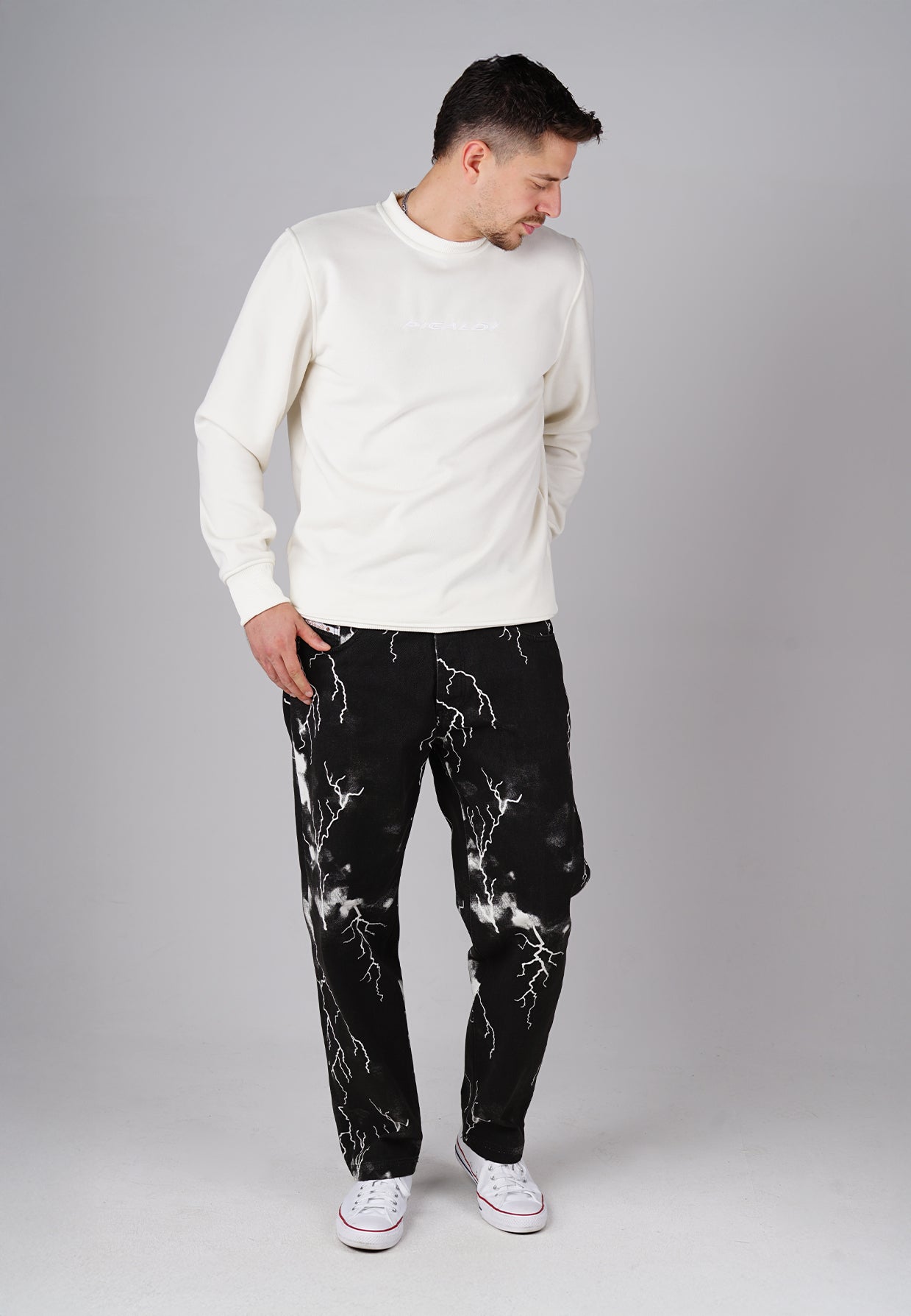 Image of Picaldi Herren Jeans Zicco 472 Flash - Relaxed Tapered Fit - Black Night Electric Noir