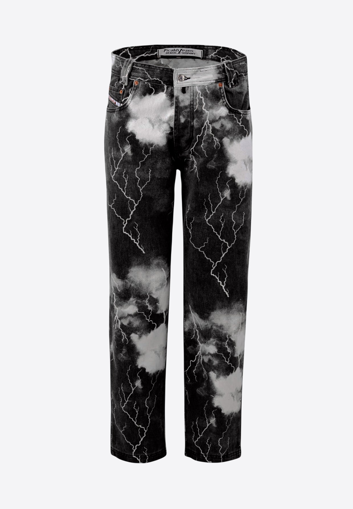 Picaldi Herren Jeans Zicco 472 Flash - Relaxed Tapered Fit - Black Night Electric Noir