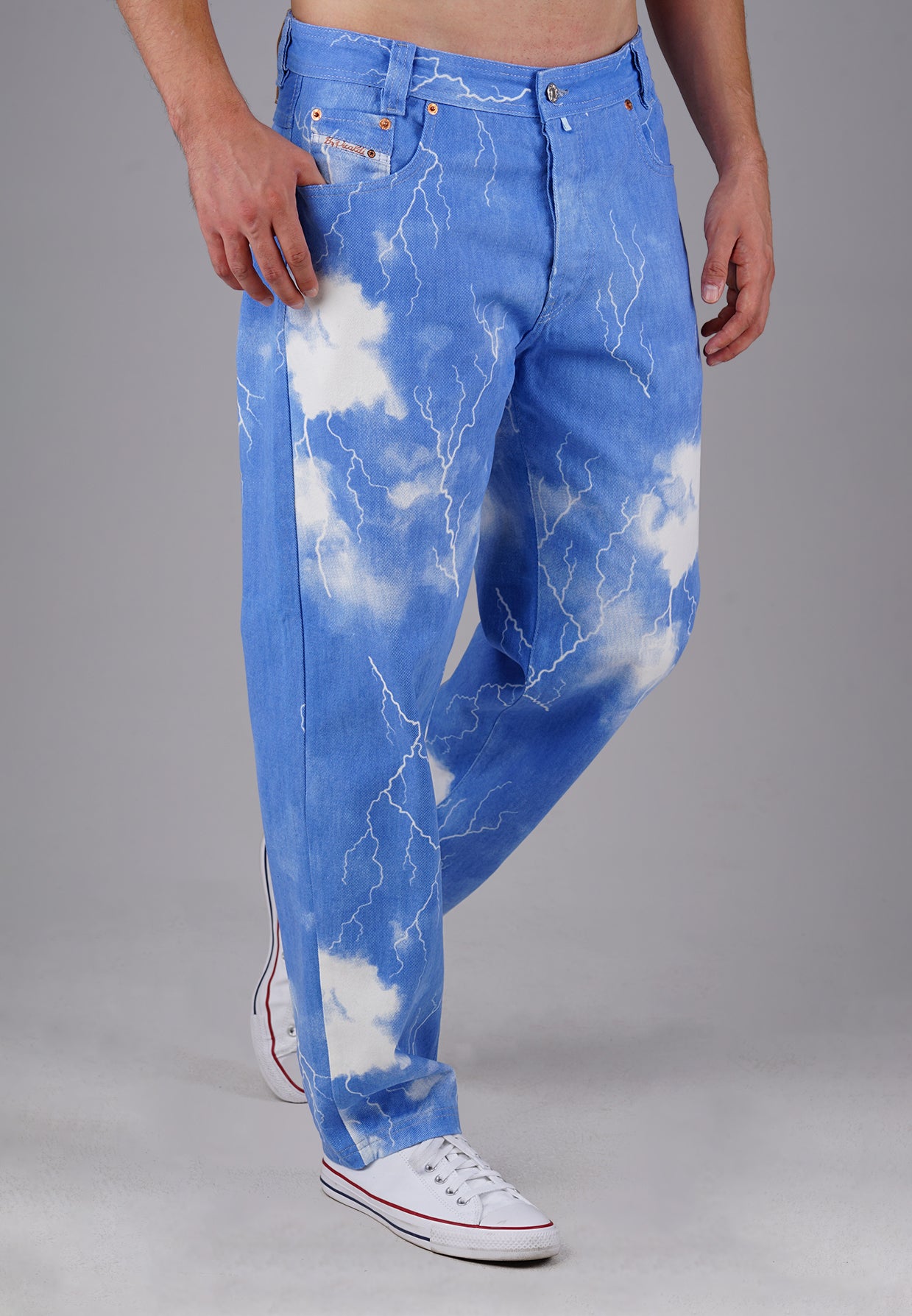 Image of Picaldi Herren Jeans Zicco 472 Flash - Relaxed Tapered Fit - Light Blue Thunder Wash