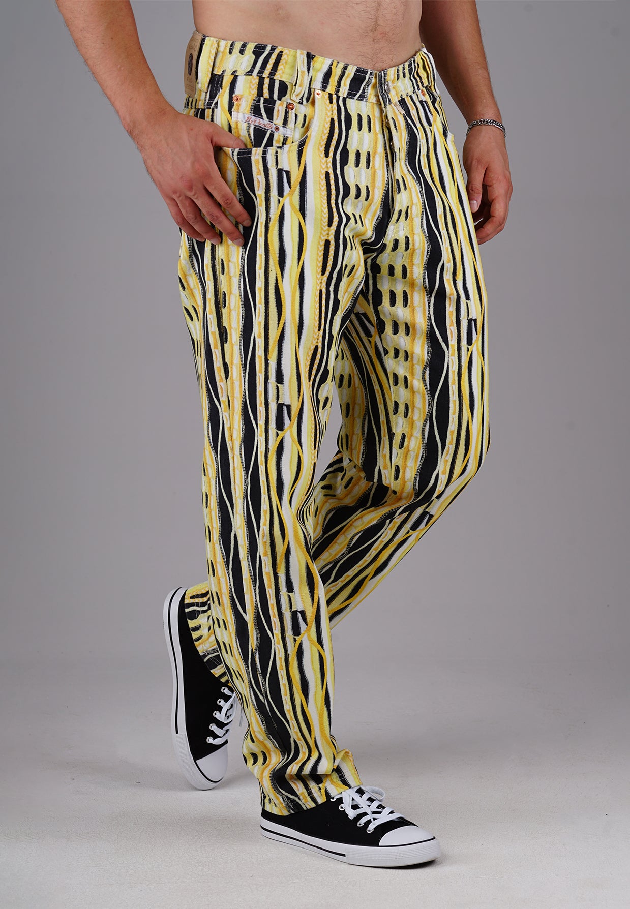 Picaldi Herren Jeans Zicco 472 Jakar - Relaxed Tapered Fit - Yellow