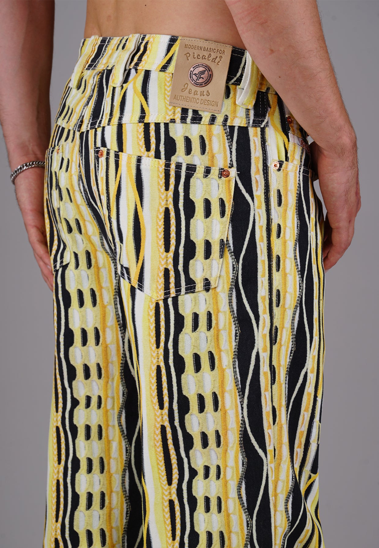 Image of Picaldi Herren Jeans Zicco 472 Jakar - Relaxed Tapered Fit - Yellow