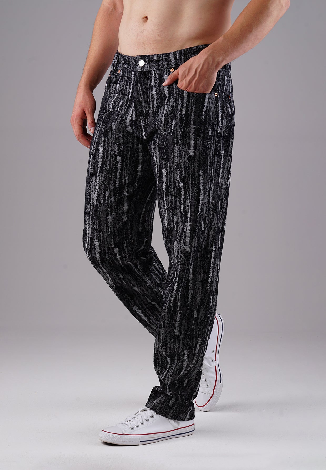 Image of Picaldi Herren Jeans Zicco 472 Rainly - Relaxed Tapered Fit - Dark Grey Rainfall