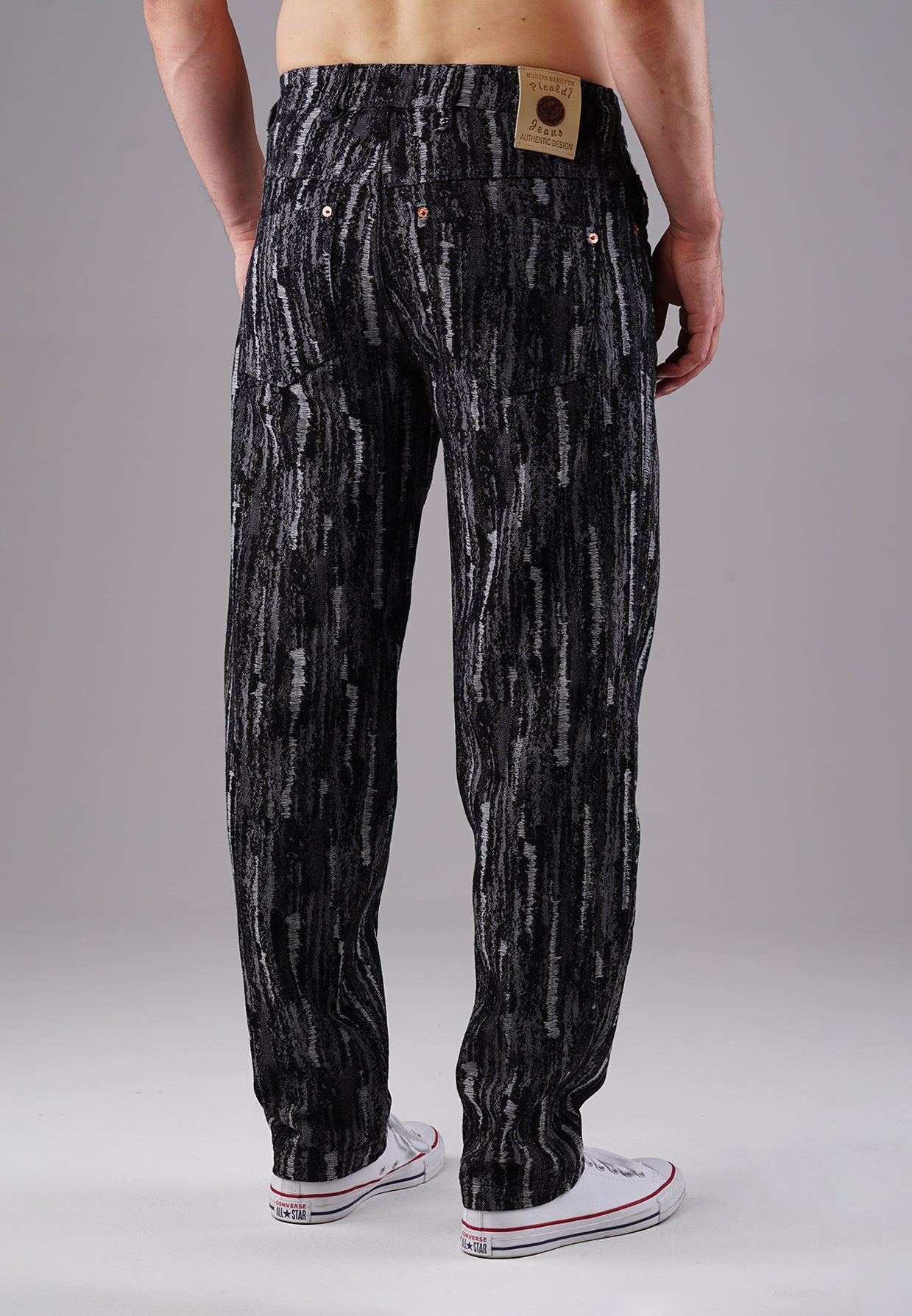 Picaldi Herren Jeans Zicco 472 Rainly - Relaxed Tapered Fit - Dark Grey Rainfall