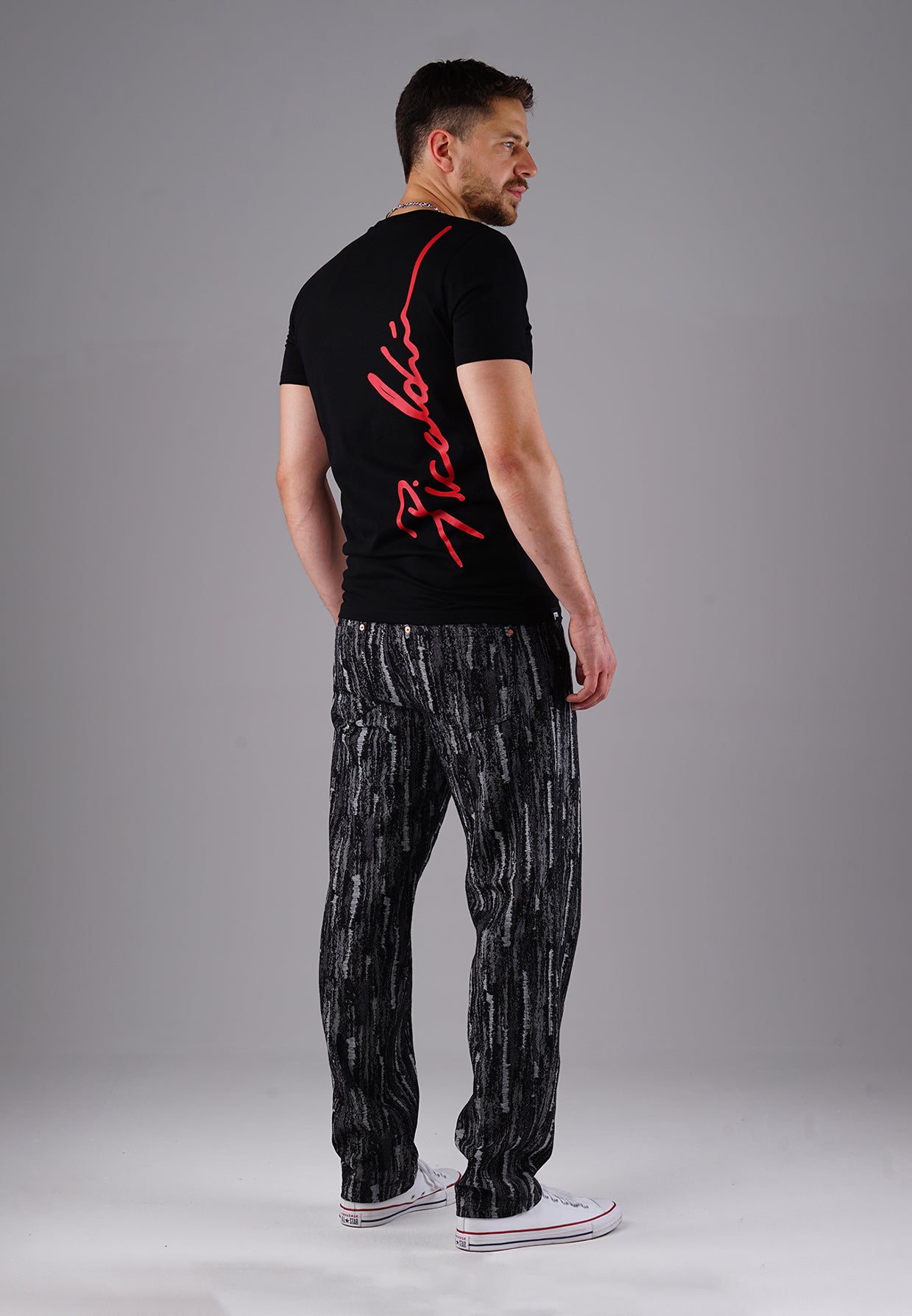 Image of Picaldi Herren Jeans Zicco 472 Rainly - Relaxed Tapered Fit - Dark Grey Rainfall