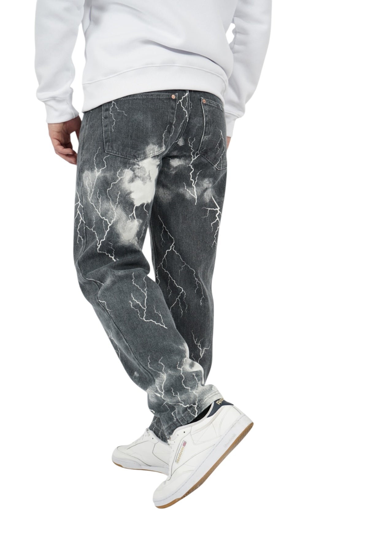 Image of Picaldi Herren Jeans Zicco 472 Flash - Relaxed Tapered Fit - Charcoal Black Thunder Wash