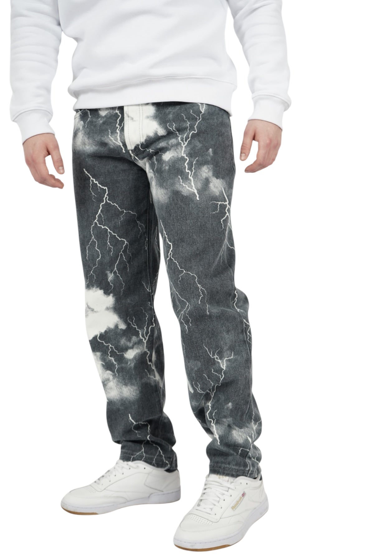 Image of Picaldi Herren Jeans Zicco 472 Flash - Relaxed Tapered Fit - Charcoal Black Thunder Wash